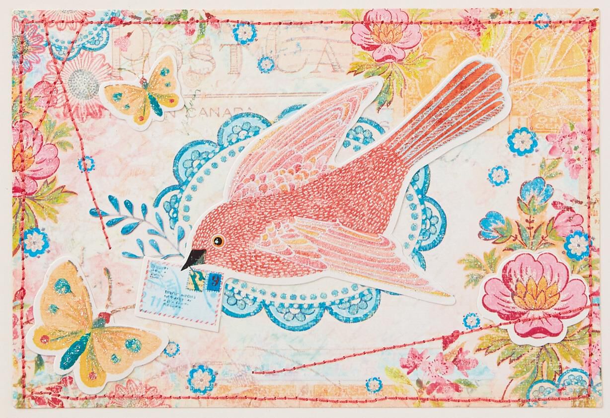 Bird Postcard Blank Card