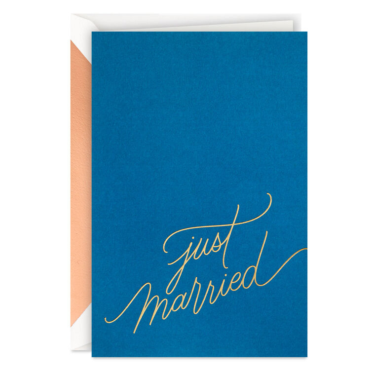 Just Married Wedding Card