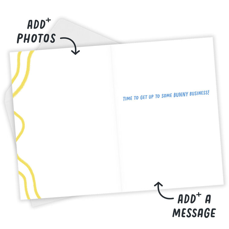 Bunny Business Custom Easter Card, , large image number 4