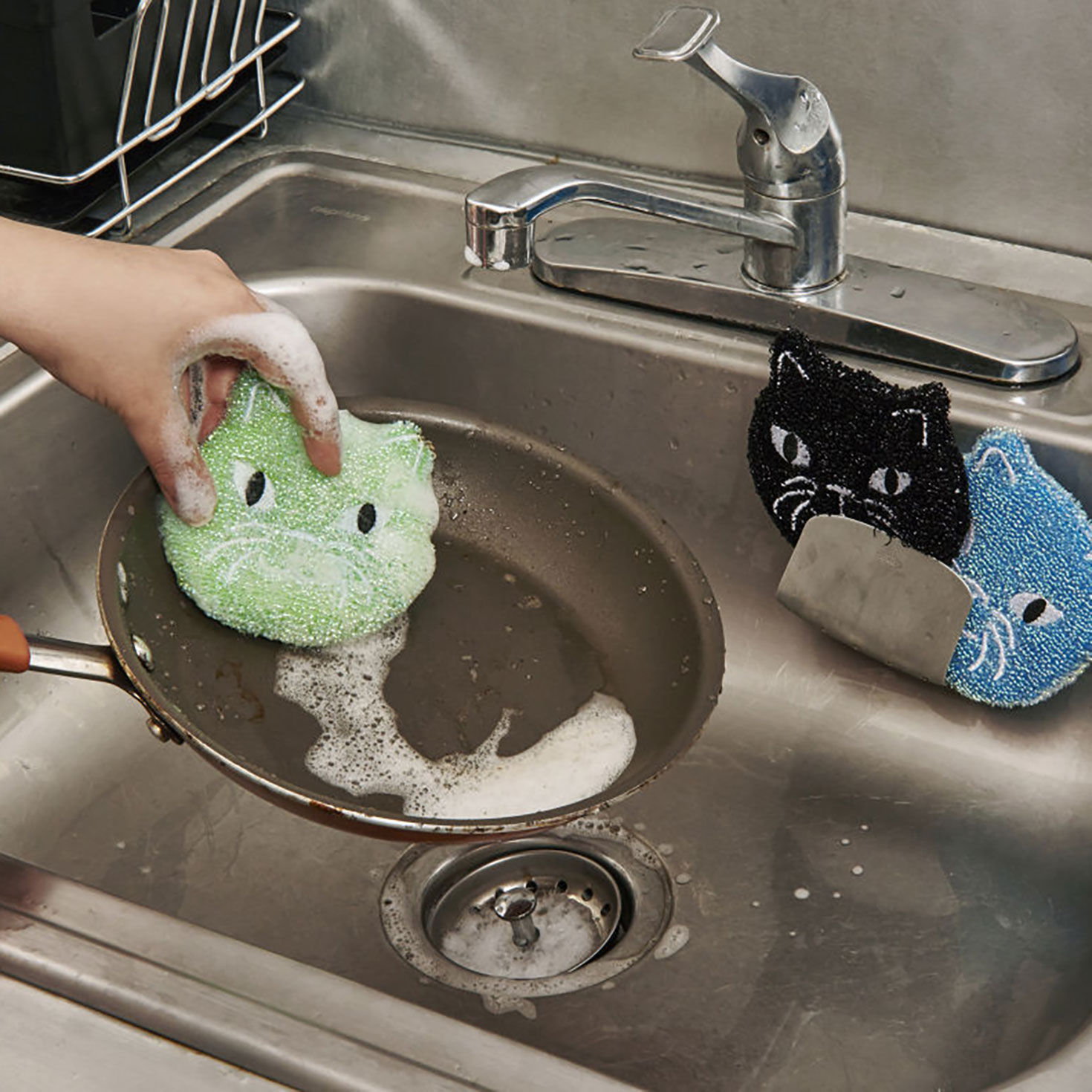 Kikkerland Cat Sponges, Set of 3 for only USD 9.99 | Hallmark