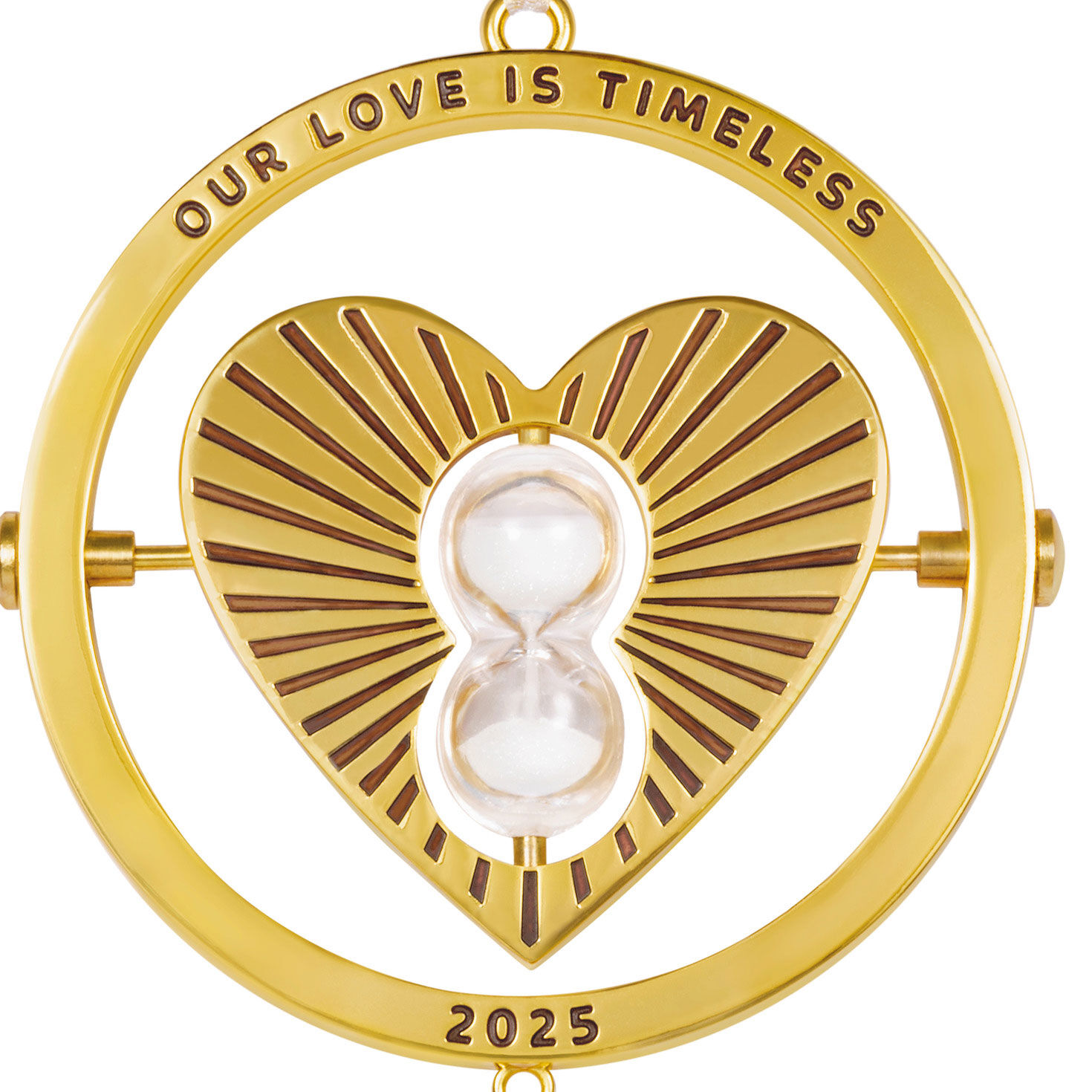 Our Love Is Timeless 2025 Metal Ornament for only USD 30.99 | Hallmark