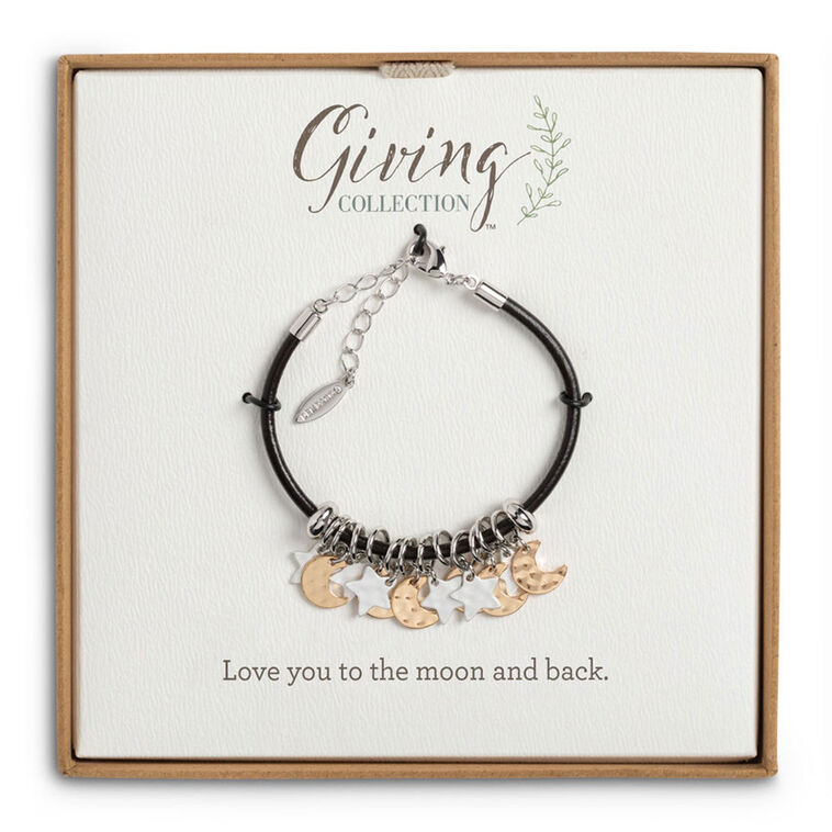 Moon and Star Giving Collection Bracelet  image number 2