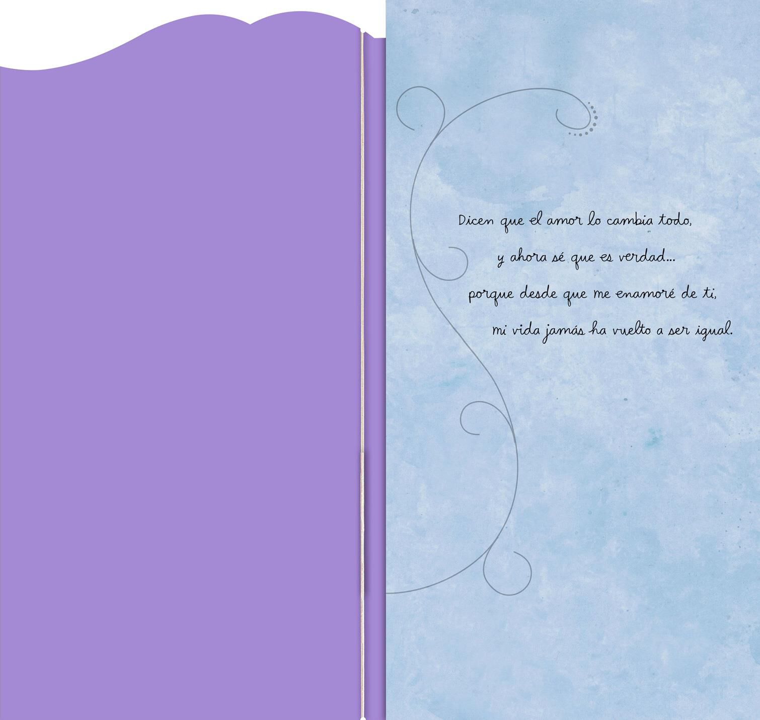 Love Changes Everything Spanish-Language Love Card