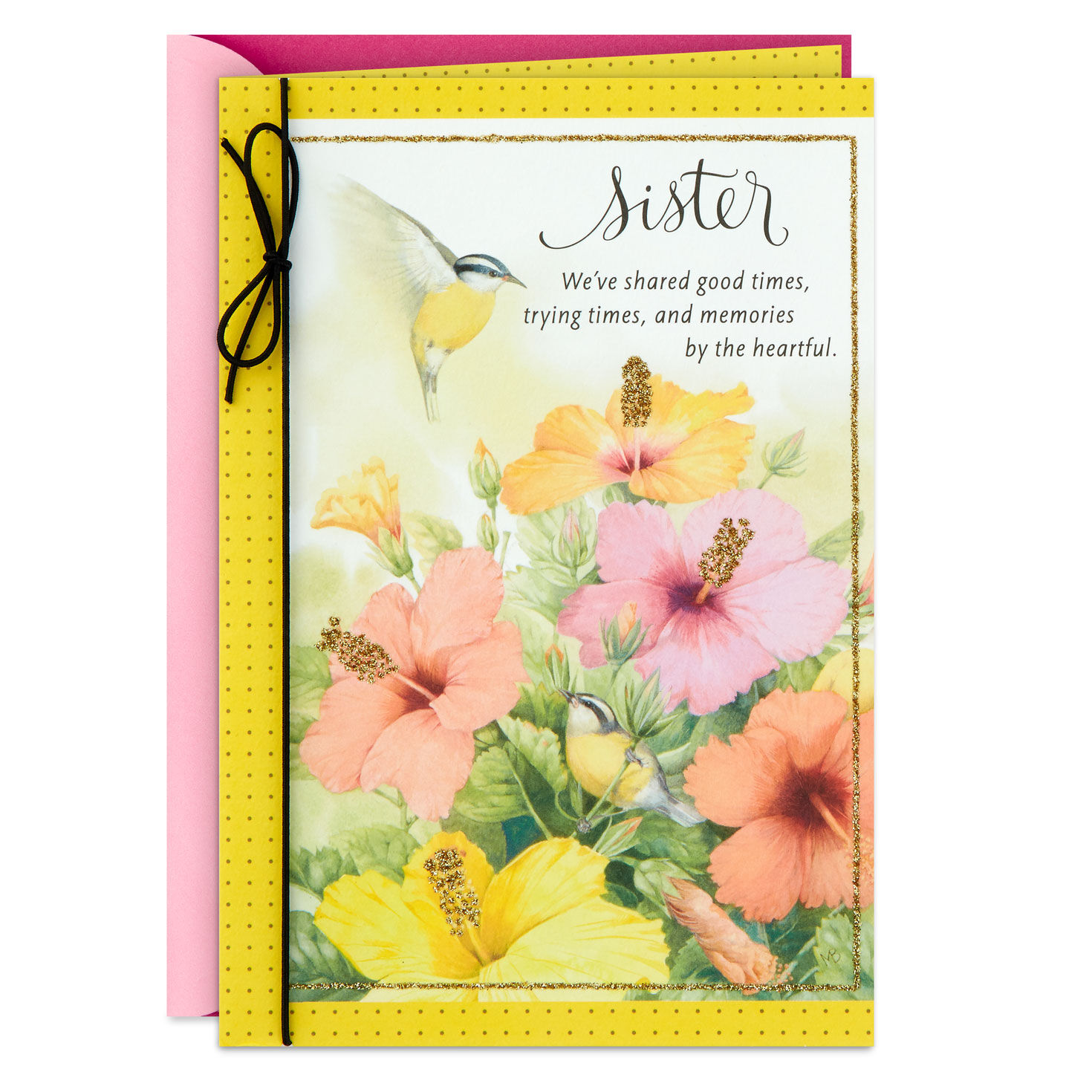 Marjolein Bastin Memories By the Heartful Birthday Card for Sister