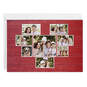 Rustic Heart Collage on Red Folded Photo Card, , large image number 1