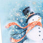 Snowman at Night Boxed Christmas Cards Pack Cover Detail image number 5
