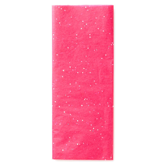 Hot Pink With Gems Tissue Paper, 4 Sheets