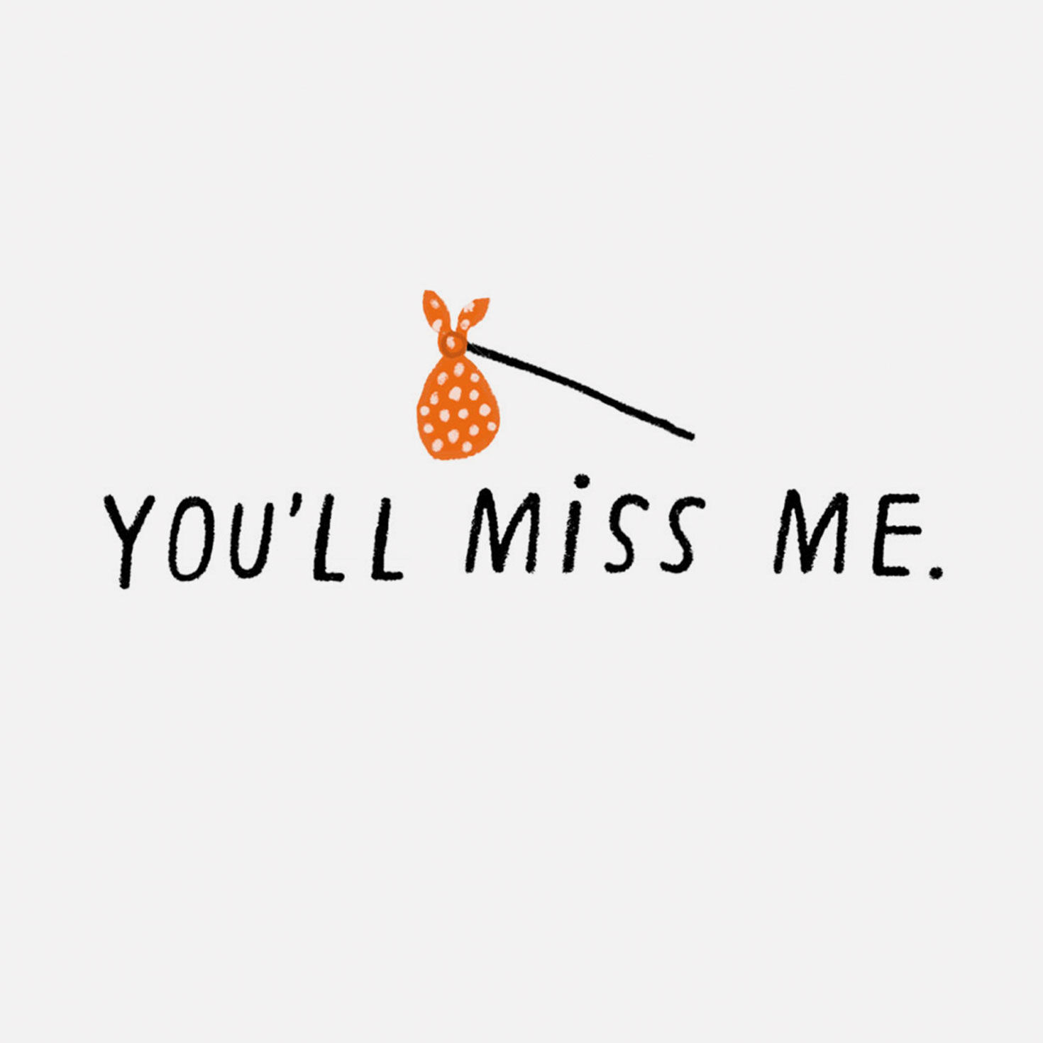 Cartoon Bear Walking Down Road Funny Goodbye Card Sentiment image number 2