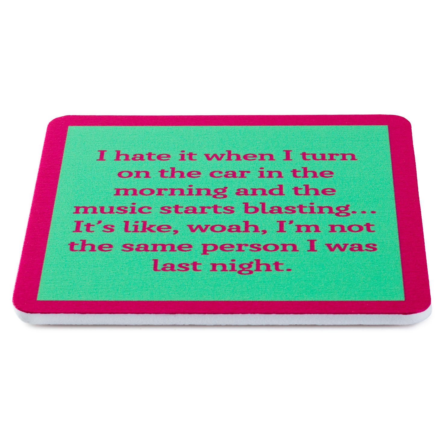 Drinks on Me Same Person Funny Coaster - Kitchen Accessories | Hallmark