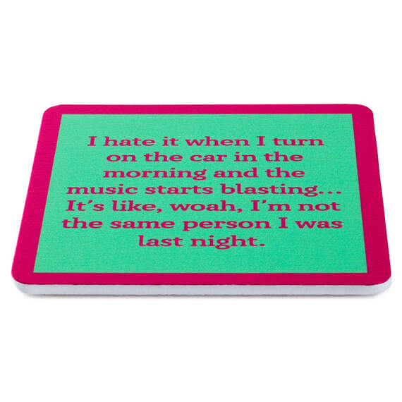 Drinks on Me Same Person Funny Coaster, , large image number 2