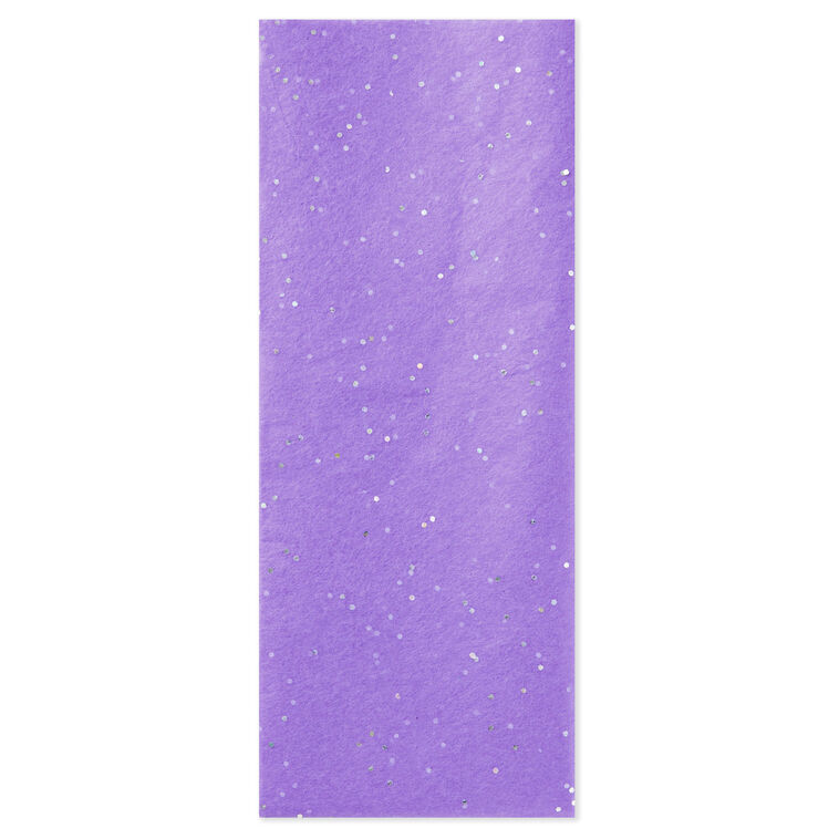 Sparkling Dots on Amethyst Tissue Paper, 6 sheets