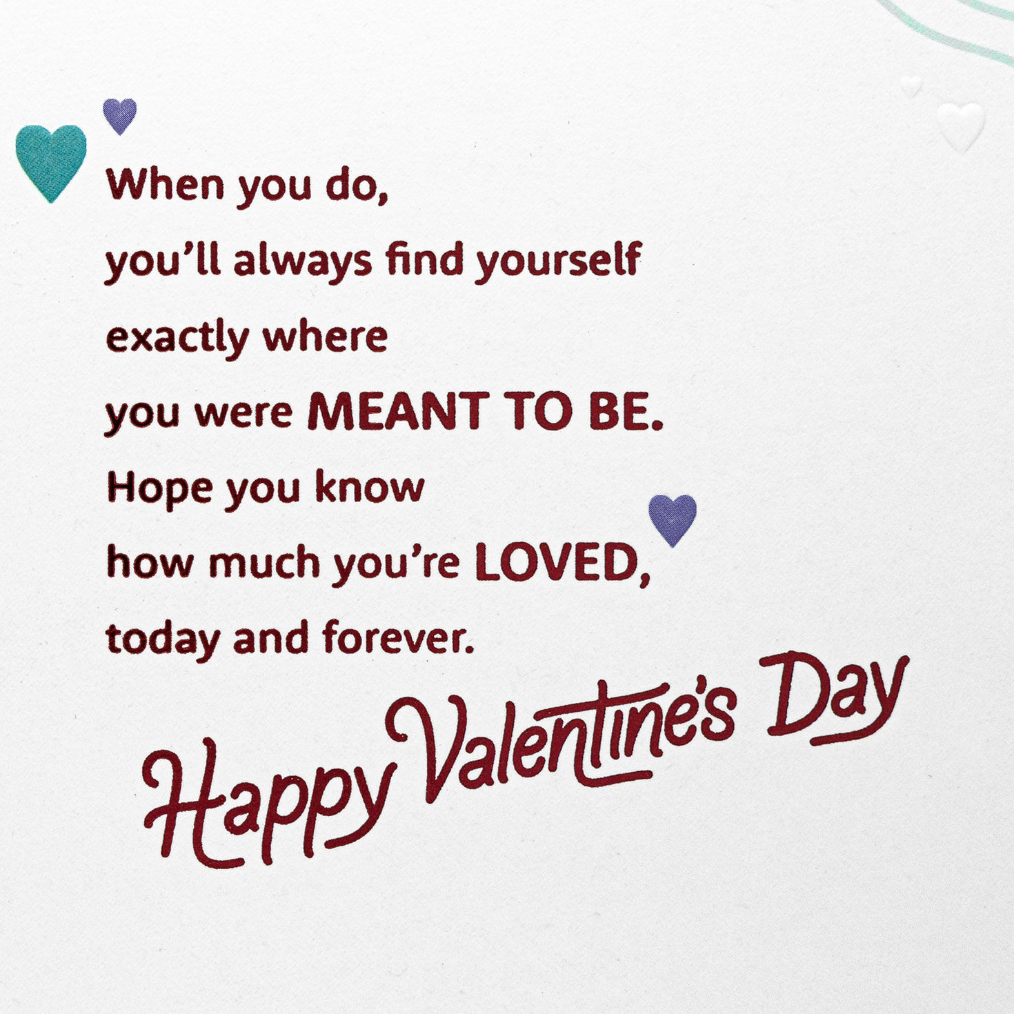 Follow Your Heart Valentine's Day Card for Kids, , large image number 2