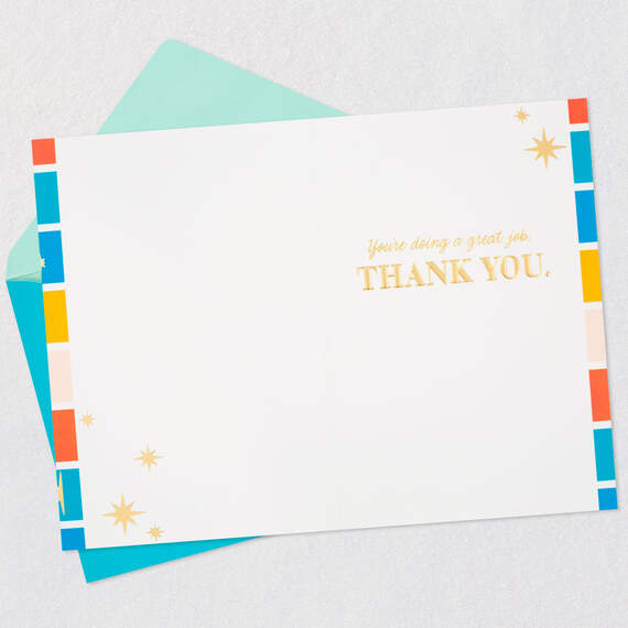 You're Doing a Great Job Thank-You Card, , large image number 3