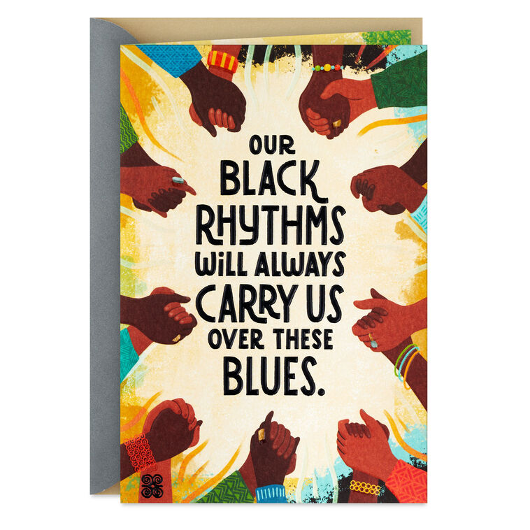 Our Black Rhythms Inspirational Card