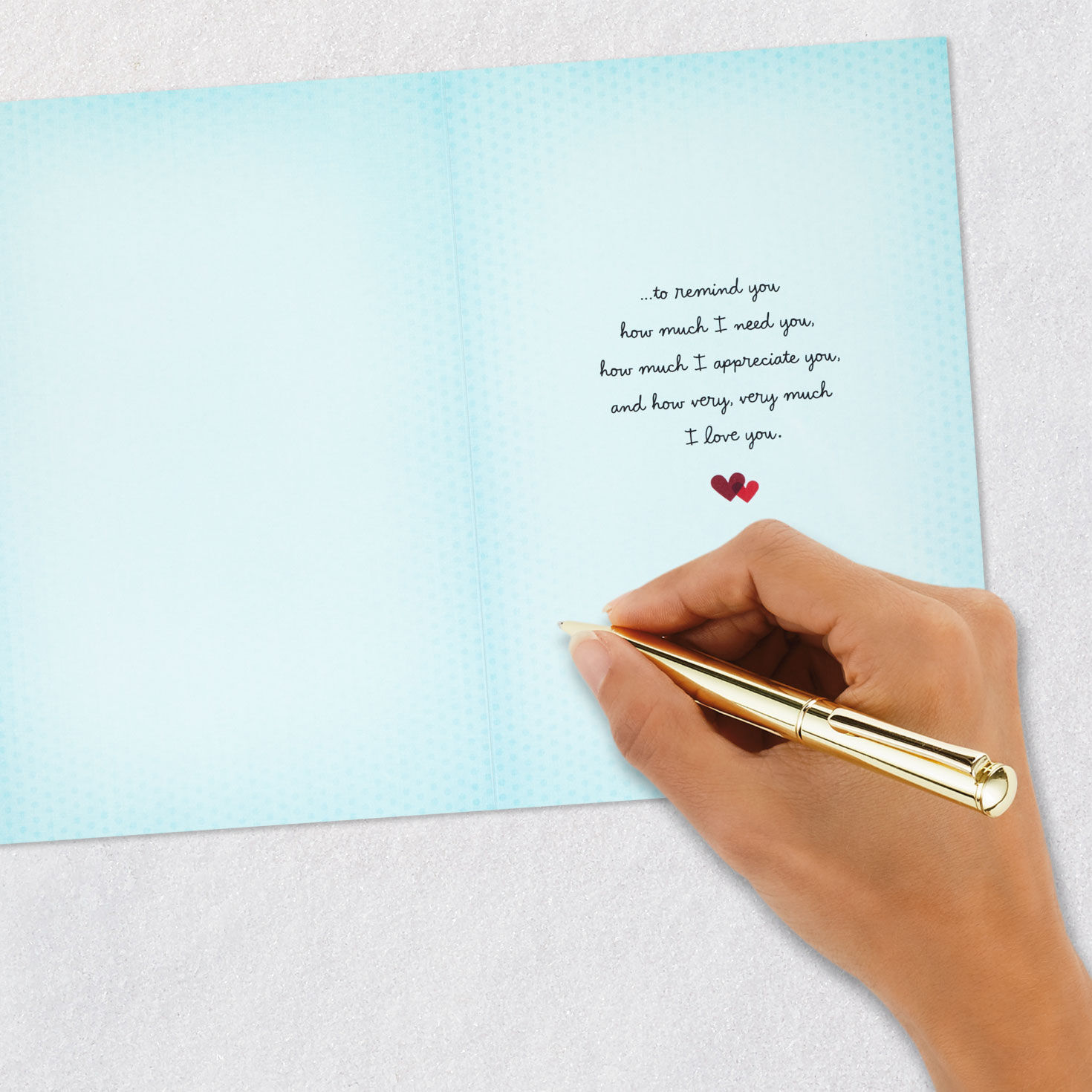 Just a Little Love Note Love Card, , large image number 6