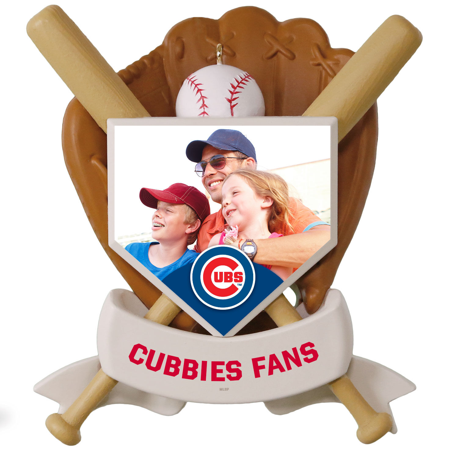 MLB Chicago Cubs&trade; Baseball Personalized Ornament, Custom Photo and Text, , large image number 3