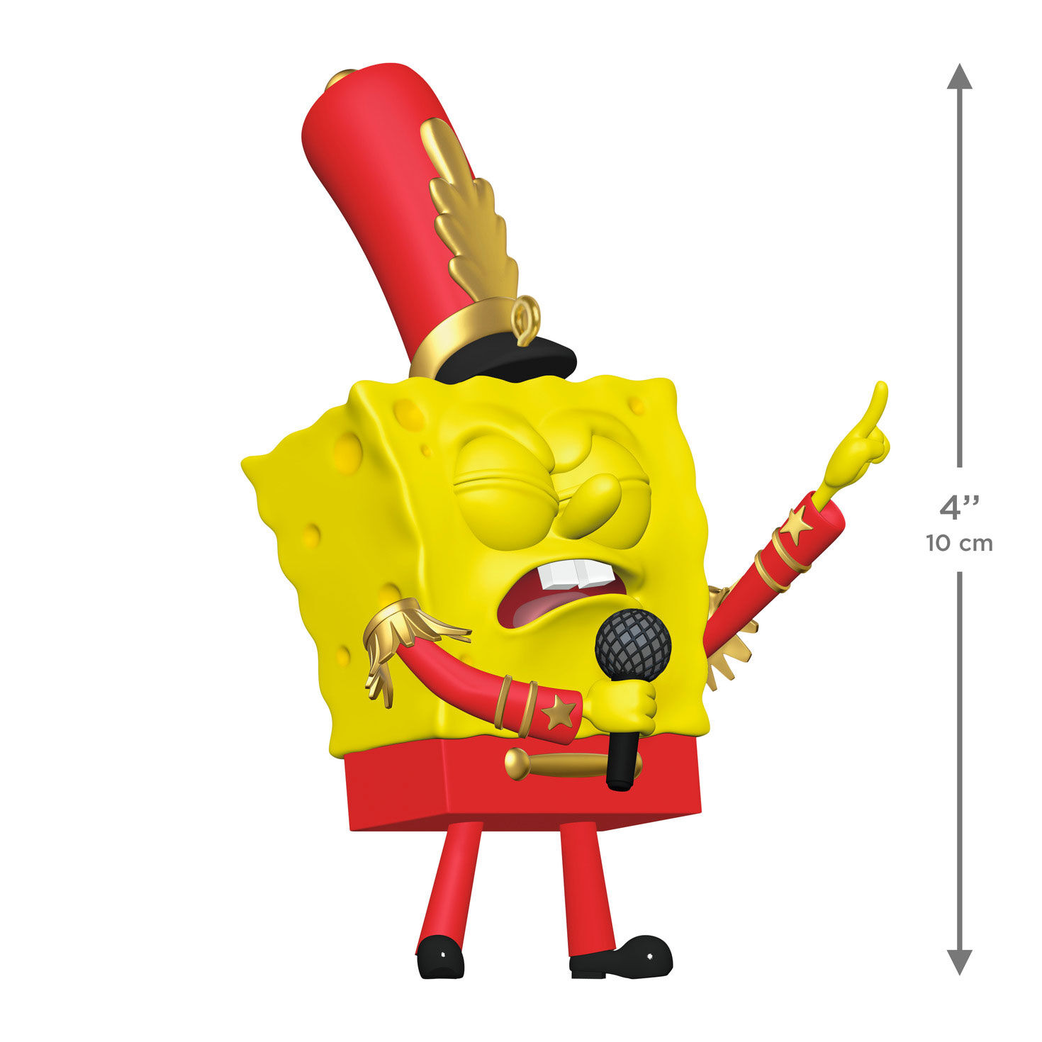 SpongeBob in Band Uniform Keepsake Ornament measurement image number 3