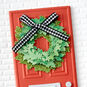 Red Door with Wreath Christmas Card Card Front Detail image number 4