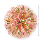Pink and Gold Metallic Pom Pom Gift Bow, 5"  image number 2