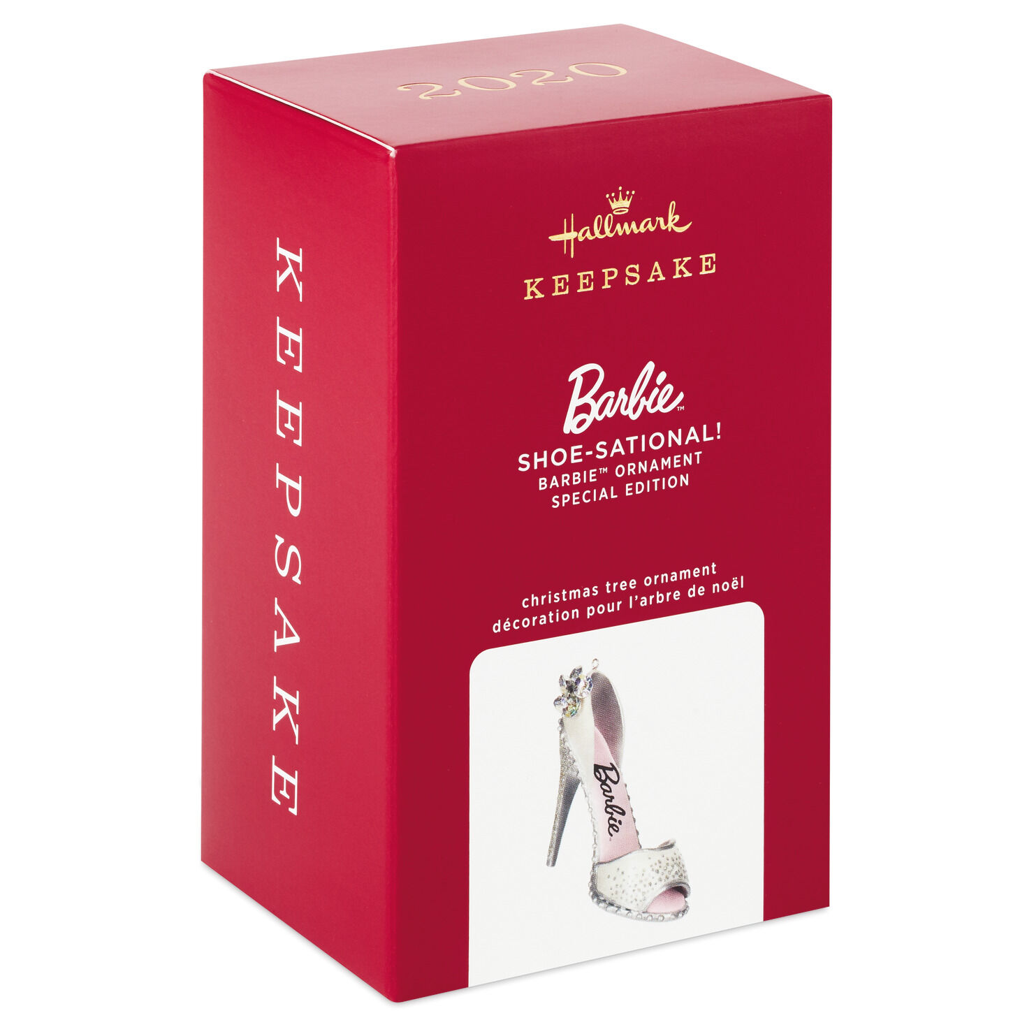 hallmark barbie shoe ornament