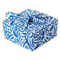 26" Blue Floral Fabric Gift Wrap, , large image number 1
