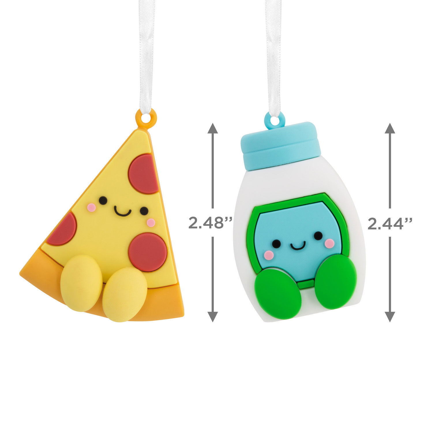 Better Together Pizza and Ranch Dressing Magnetic Hallmark Ornaments, Set of 2 for only USD 11.49 | Hallmark