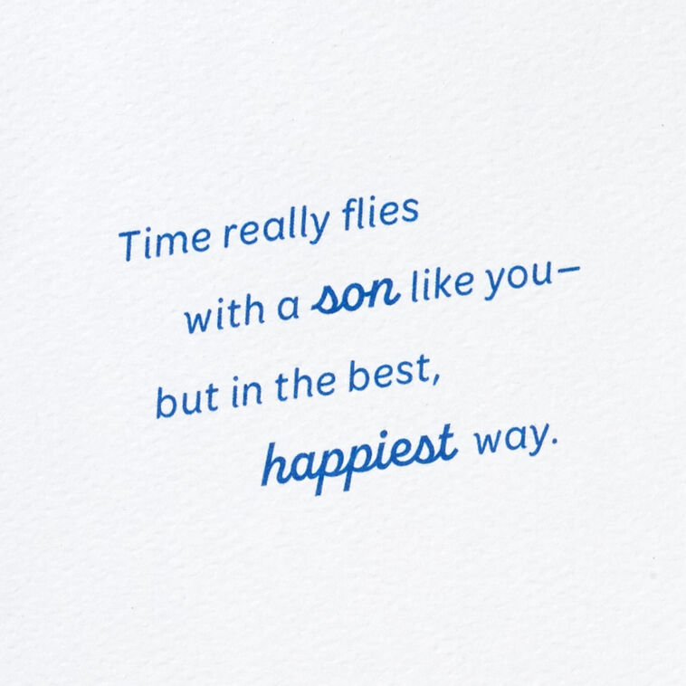 Grateful for Fun Moments and Memories Birthday Card for Son, , large image number 2