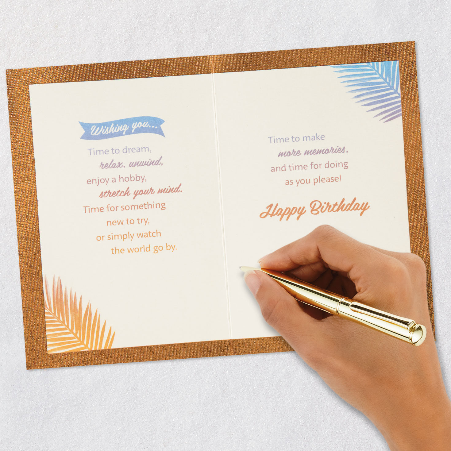 Welcome to 65 Tropical Sunset 65th Birthday Card for only USD 4.99 | Hallmark