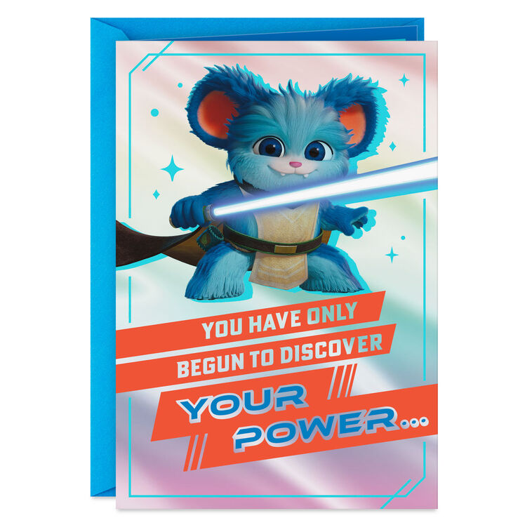Star Wars: Young Jedi Adventures™ Nubs™ Birthday Card for Kid