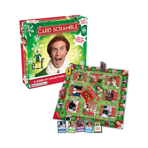 Elf Card Scramble Board Game, 