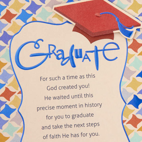 Geometric Religious Graduation Card, , large image number 4