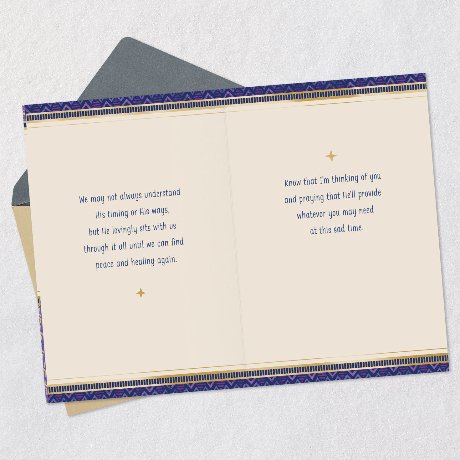 He Will Provide What You Need Religious Sympathy Card for only USD 3.99 | Hallmark