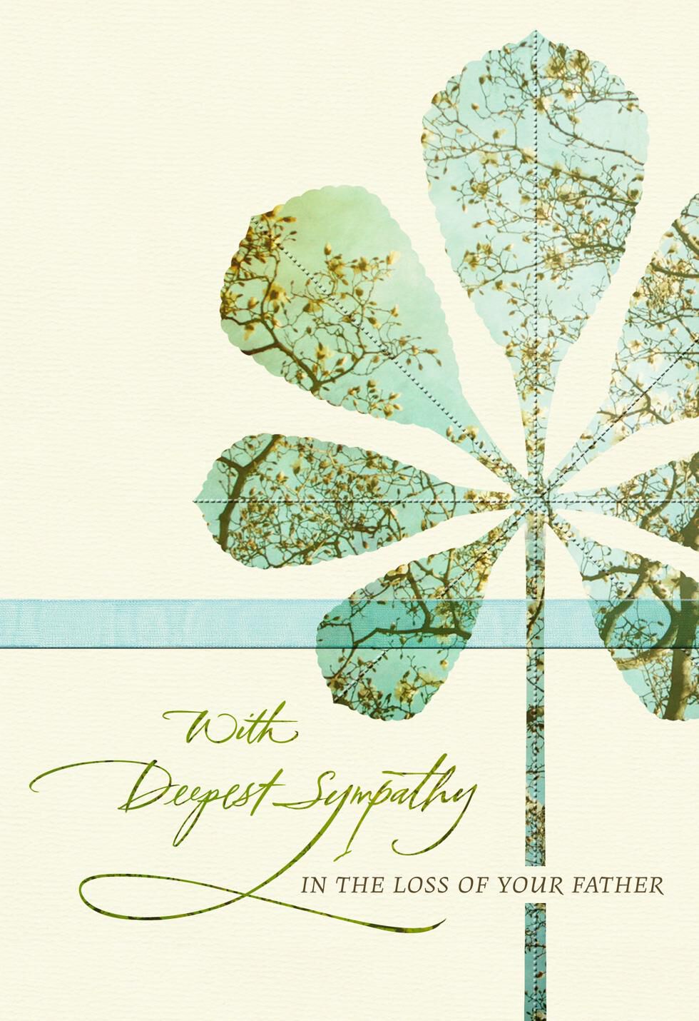 Remembering Your Father's Gifts Sympathy Card