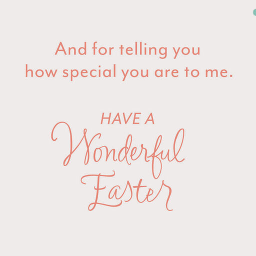 God's Blessings Religious Easter Card for Sister, 