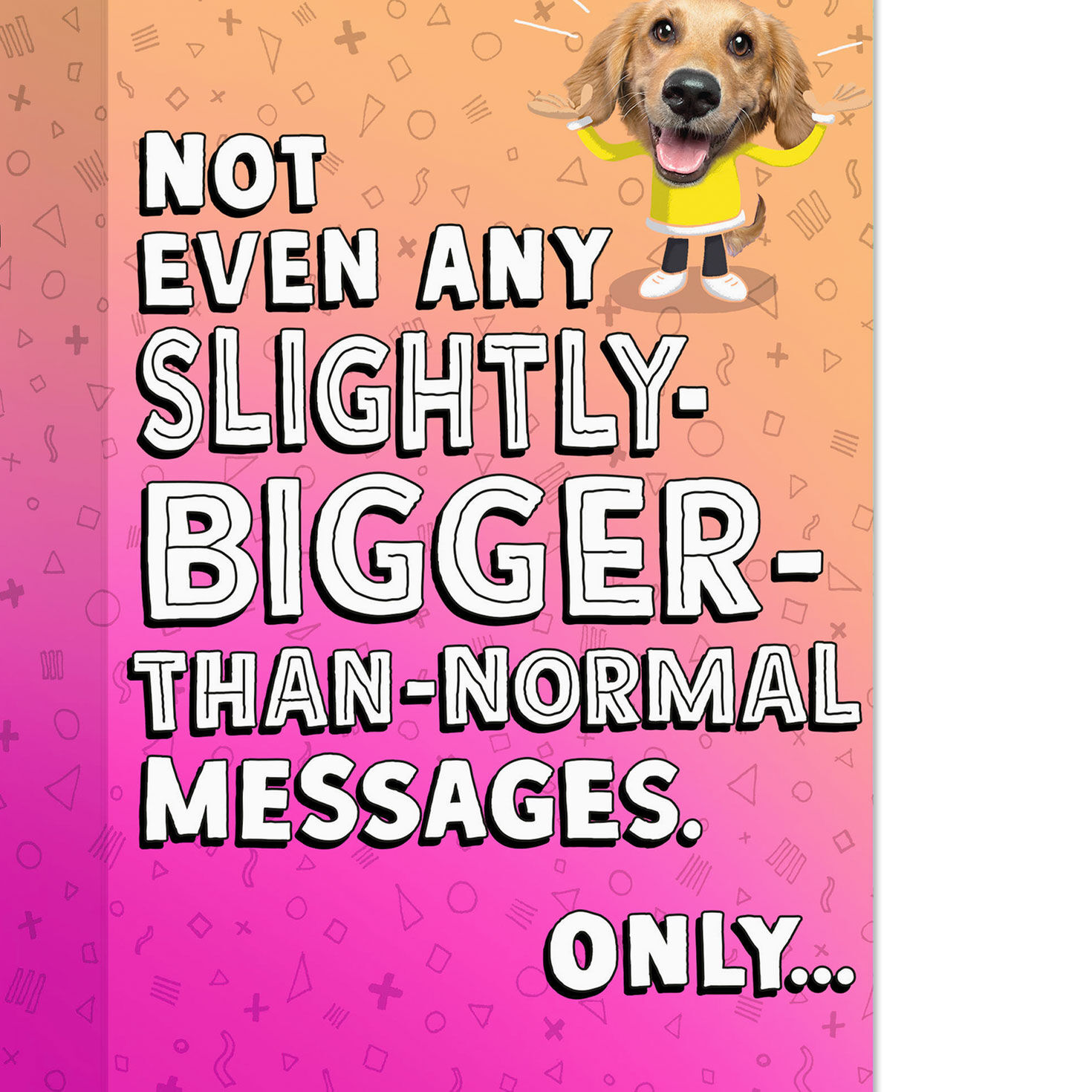 Dog Cartoon on Blue Pop-Up Birthday Card sentiment image number 3