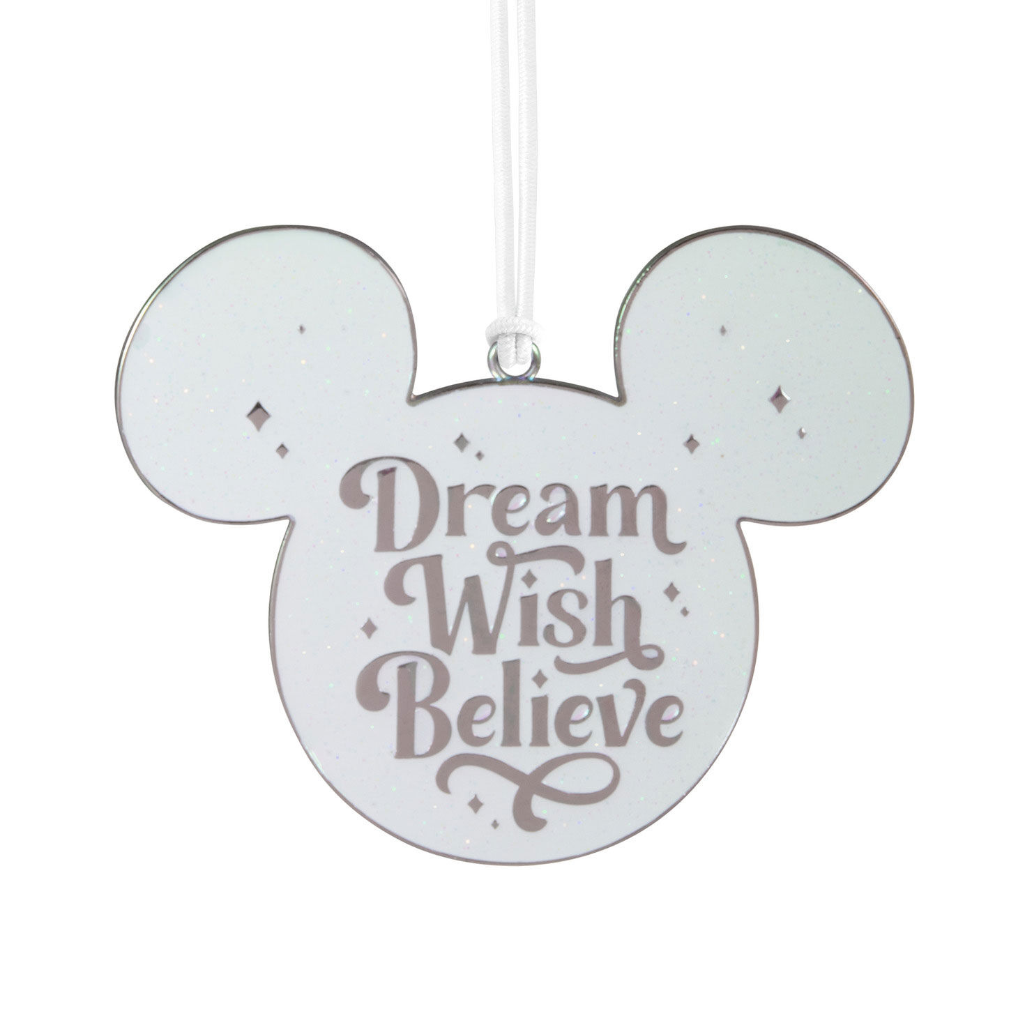 Disney 100 Years of Wonder Dream Wish Believe Metal Hallmark Ornament