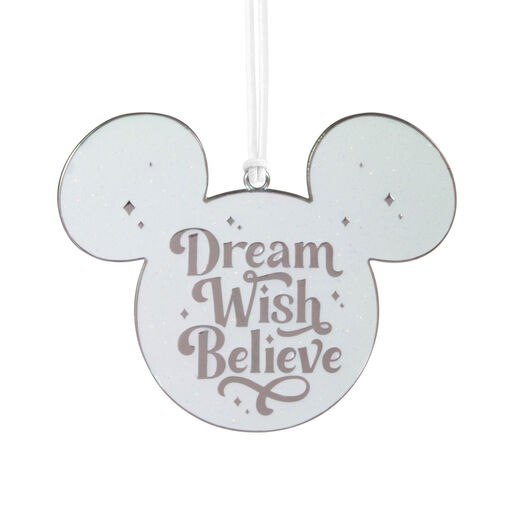 Disney 100 Years of Wonder Dream Wish Believe Metal Hallmark Ornament, 