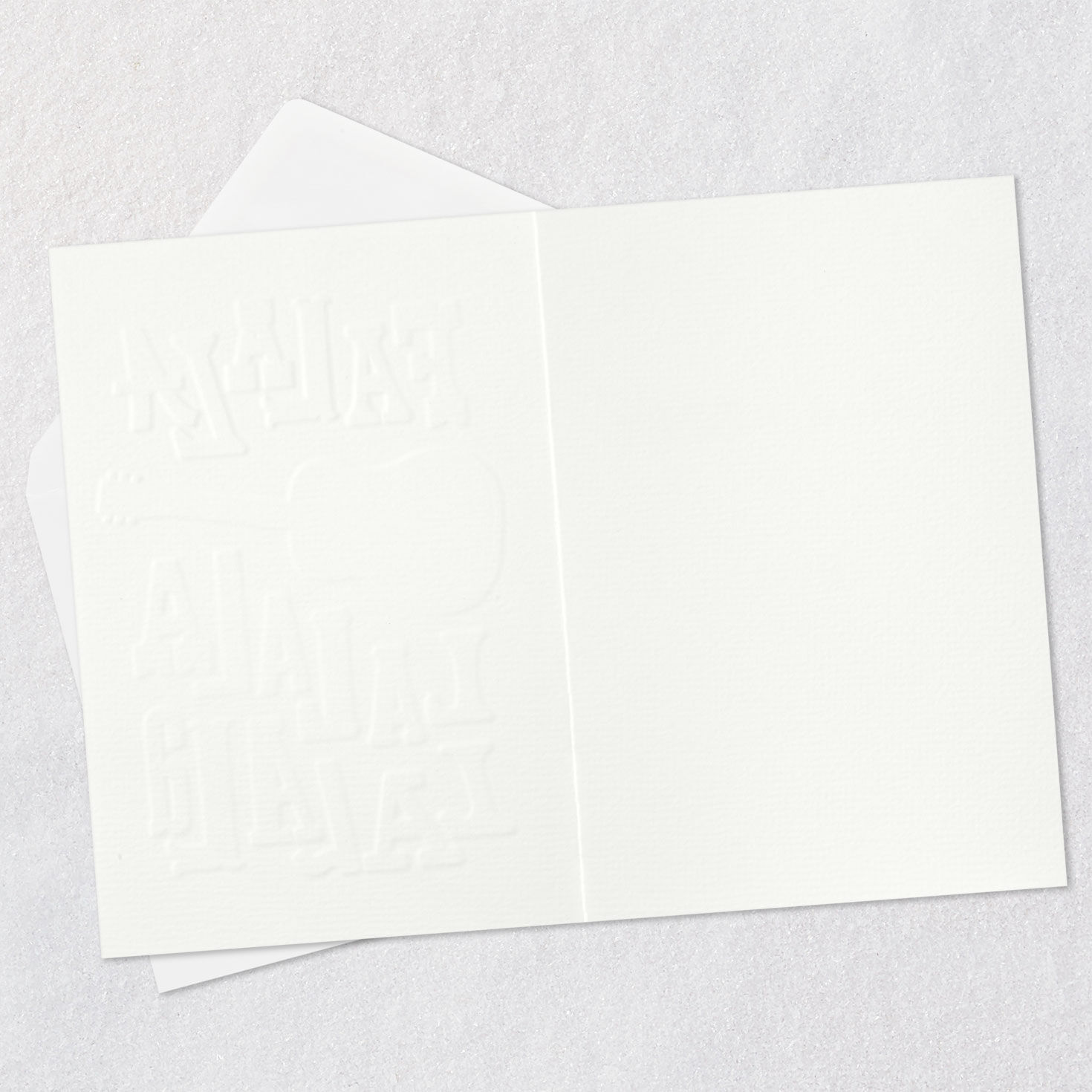 Red and Green Grand Ole Opry Guitar Christmas Card Open card with envelope image number 2