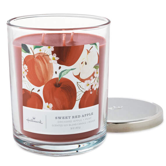 Sweet Red Apple 3-Wick Jar Candle, 16 oz., , large image number 3