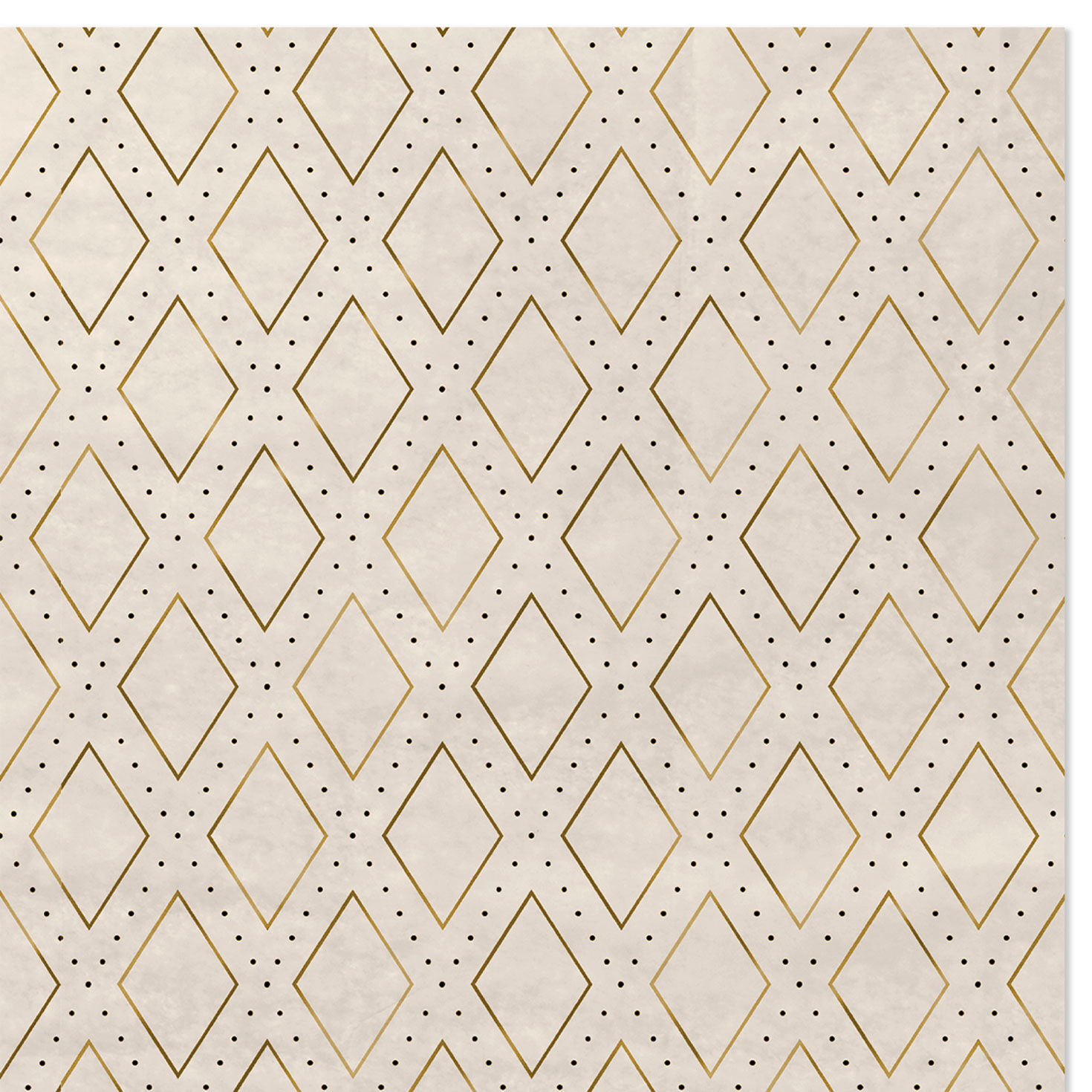Gold Diamonds Tissue Paper With Stickers Pack tissue flat image number 4