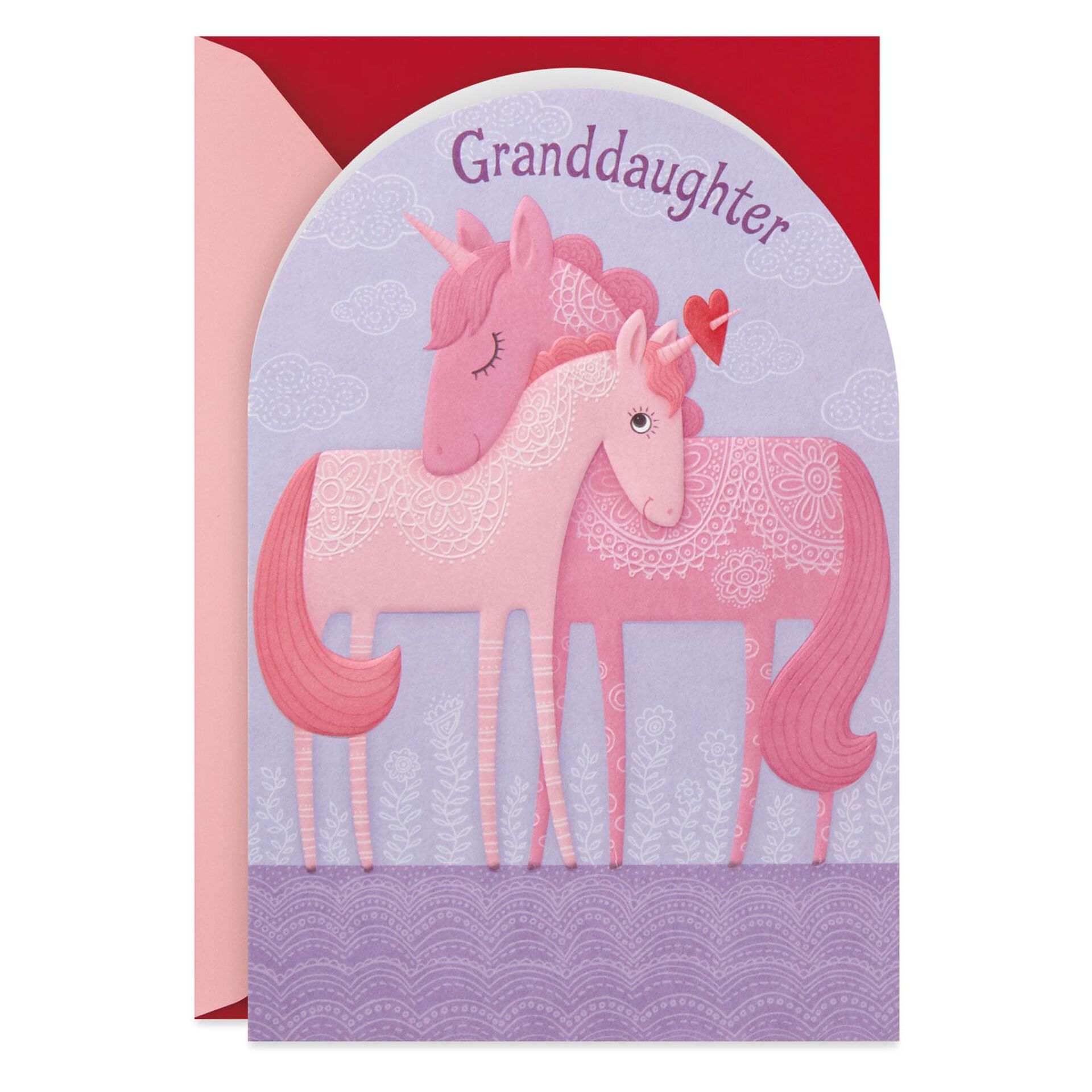 A Girl Like You Unicorns Valentine's Day Card for Granddaughter ...