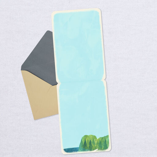 Hot Air Balloon Blank Card, 