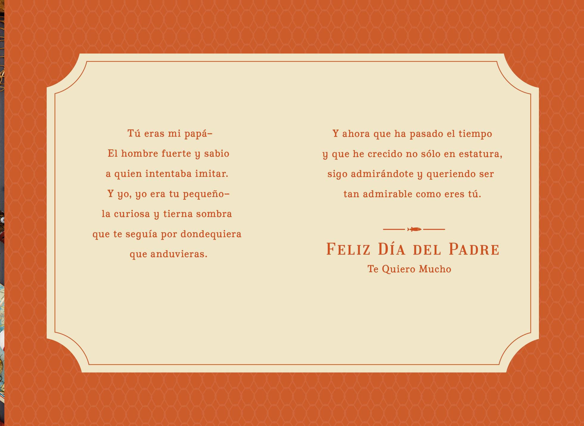 I Adore and Admire You Spanish-Language Father's Day Card for Dad from Son