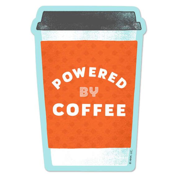 Powered By Coffee Vinyl Decal