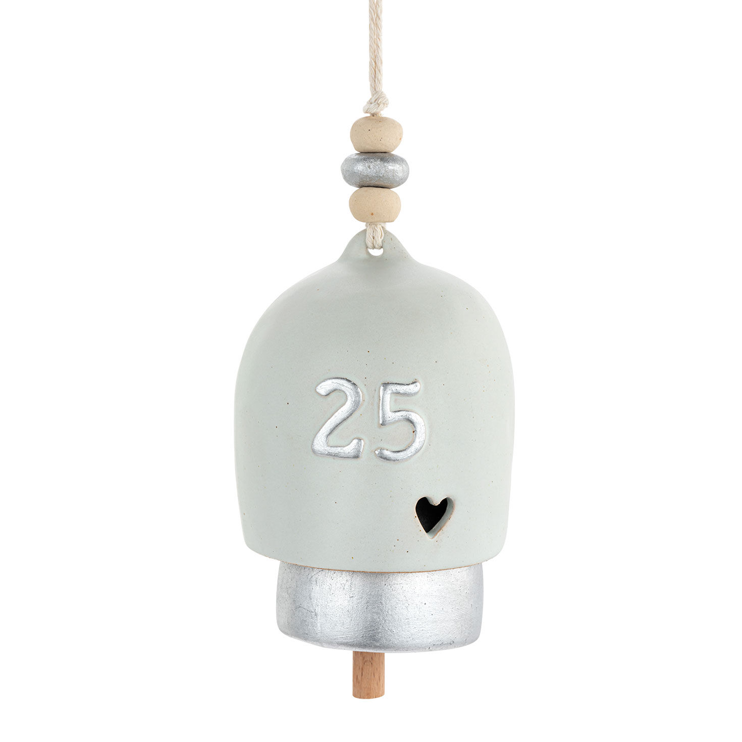 Demdaco Inspired 25th Anniversary Hanging Bell for only USD 31.99 | Hallmark