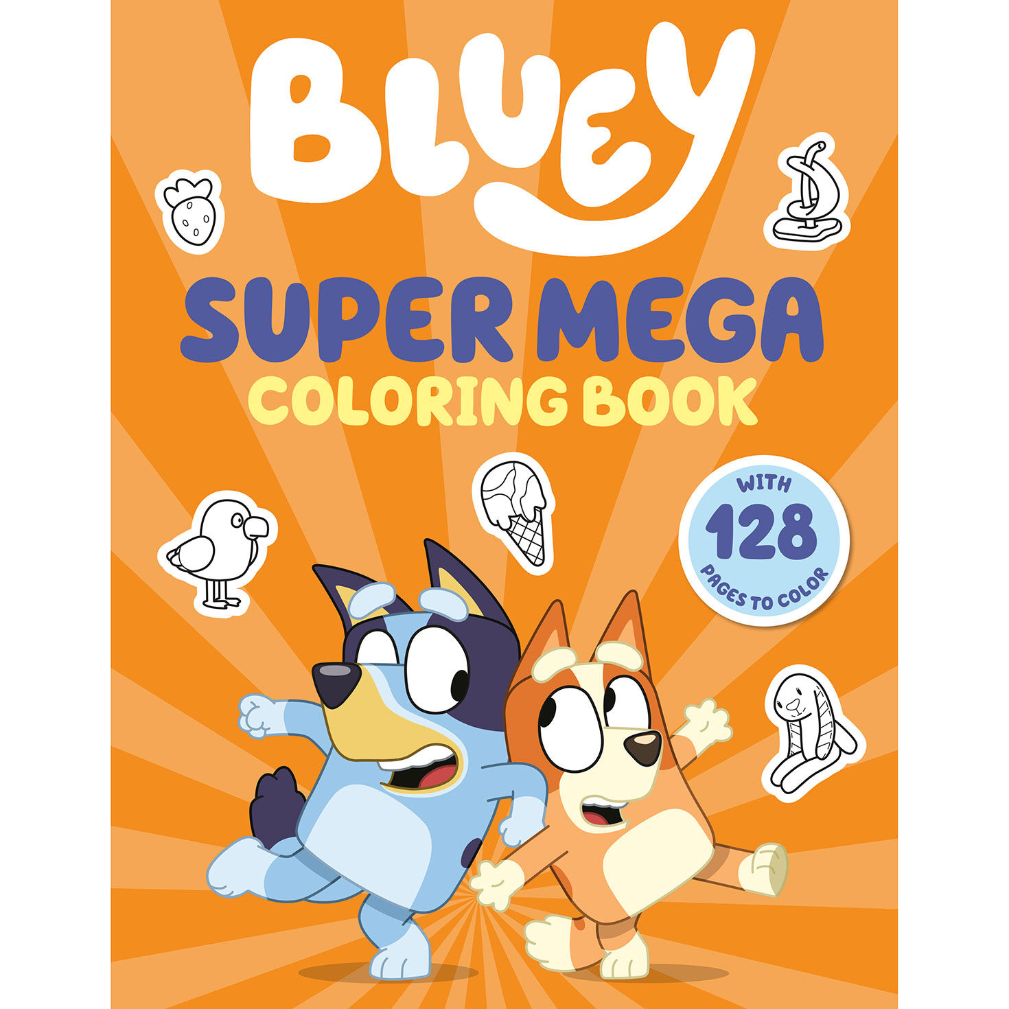 Bluey Super Mega Coloring Book