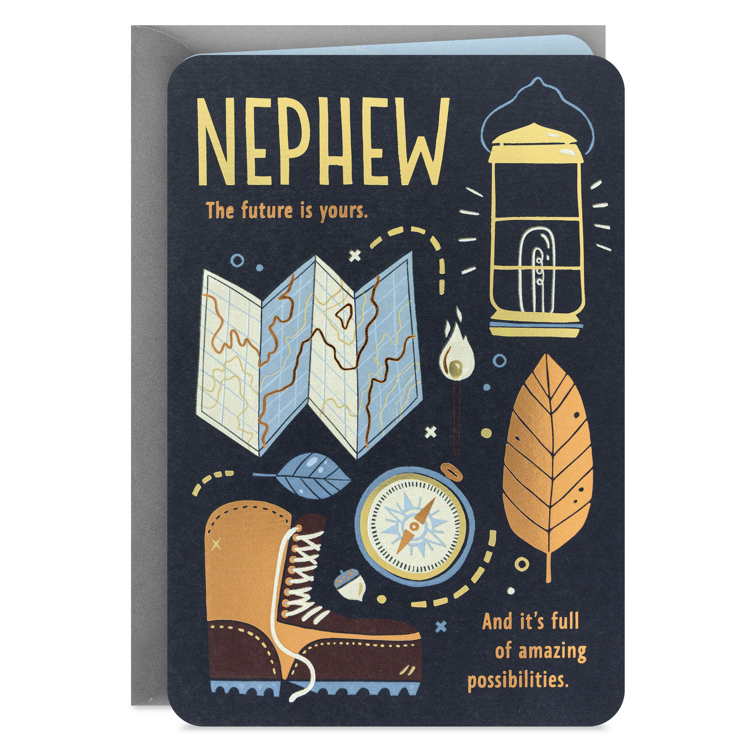 The Future Is Full of Possibilities Graduation Card for Nephew