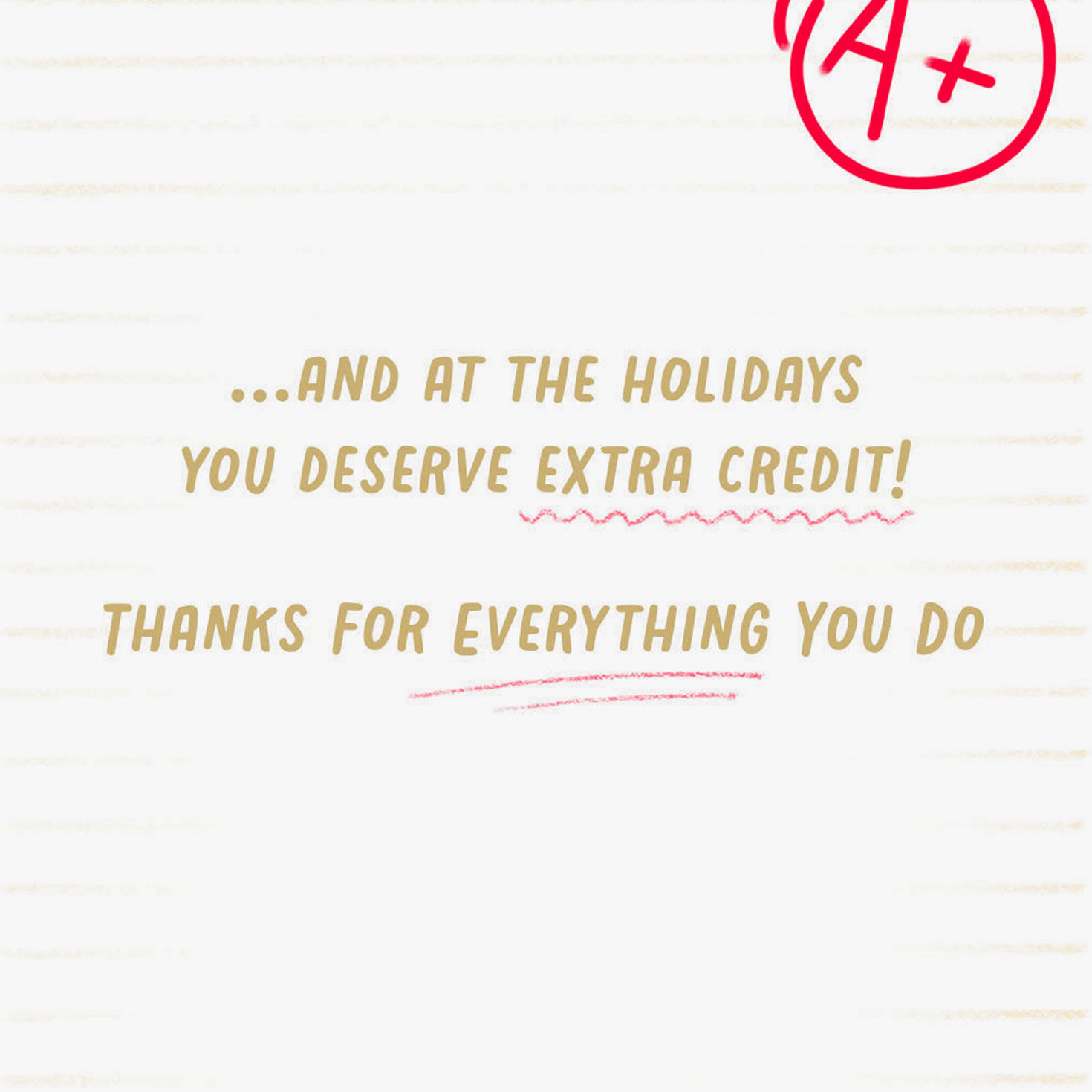 Holiday Notebook Christmas Card for Teacher Sentiment image number 2