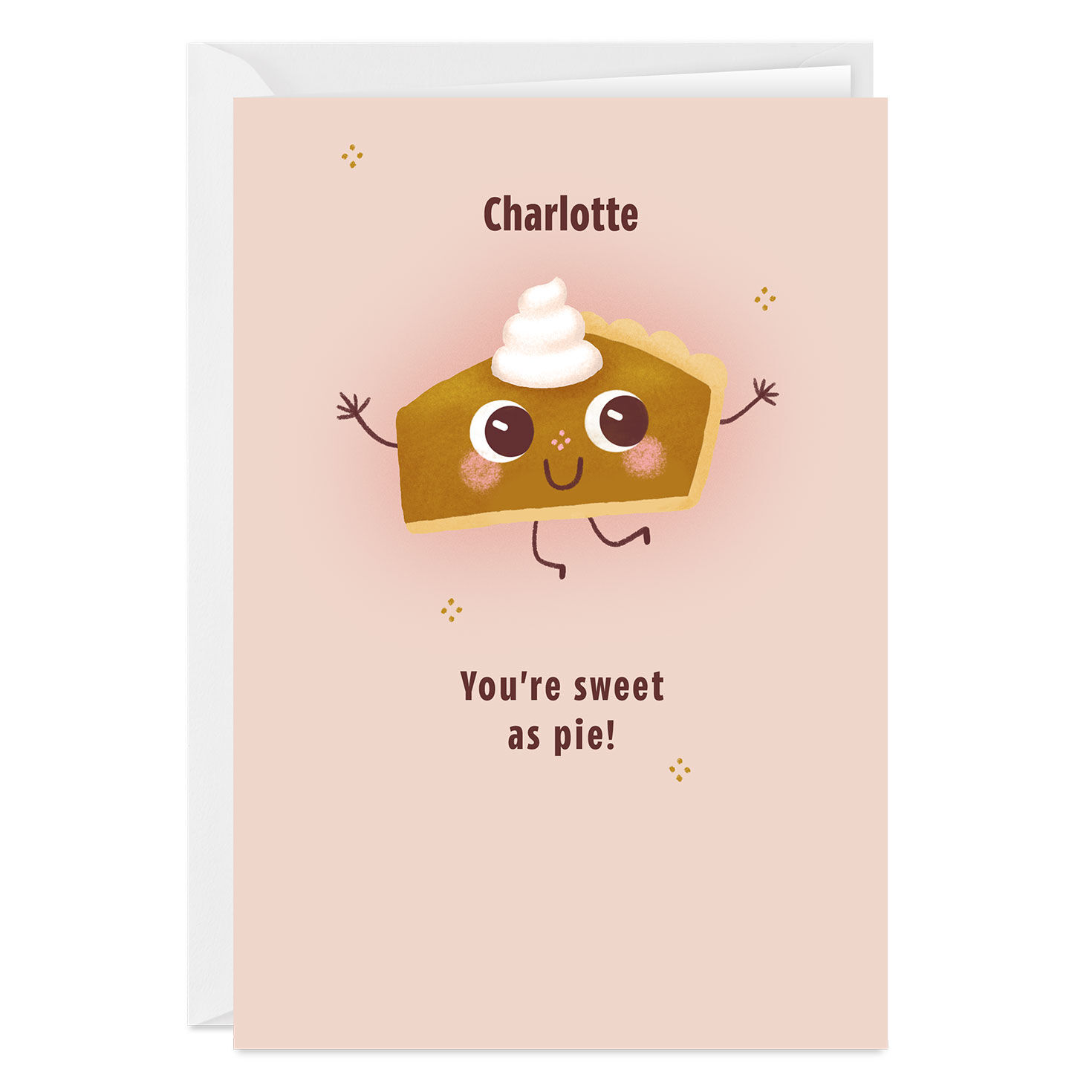 Sweet as Pie Custom Thanksgiving Card