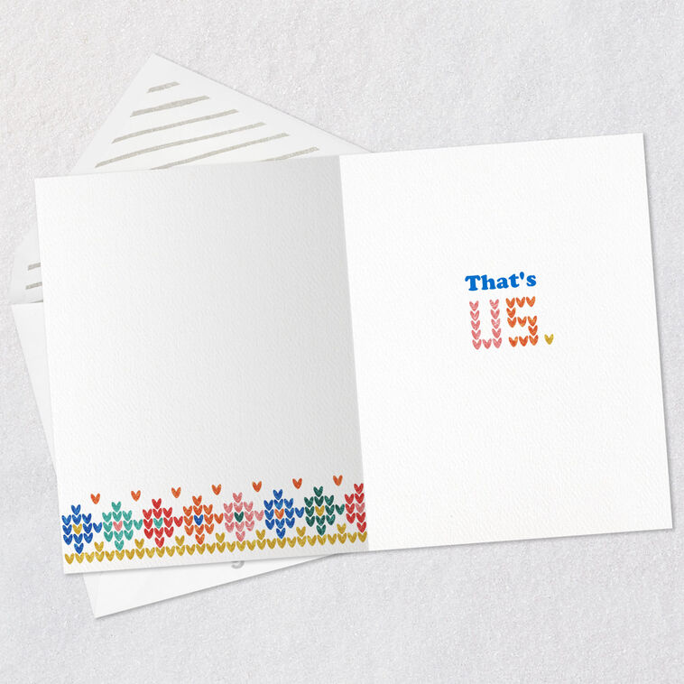 Close Knit That's Us Card, , large image number 3